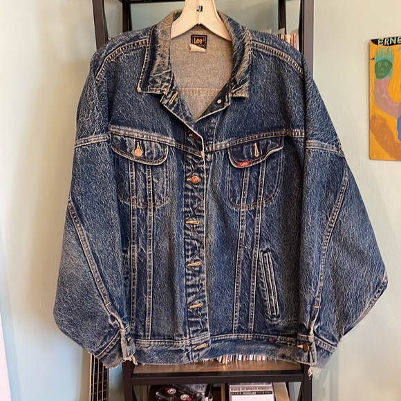 BEATLES painted folk art Jean jacket- Large - Picture 13 of 14